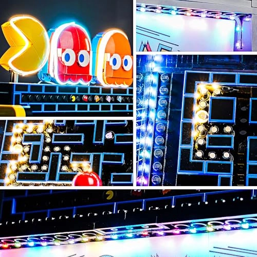 Light Kit Compatible with Lego PAC-Man Arcade 10323 - LED Music Version