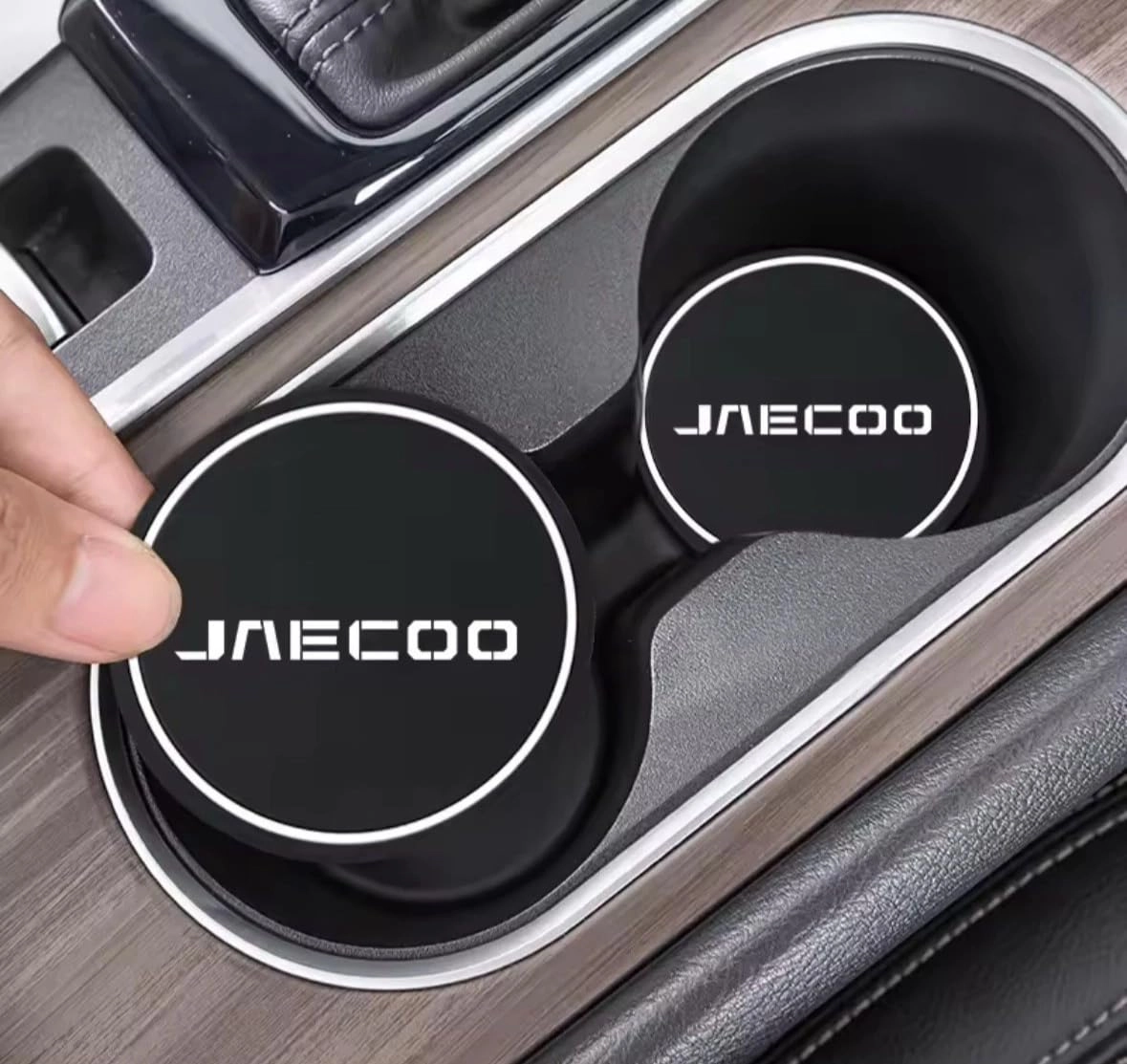 Cup Holder Insert - Black 7cm 2 Pack