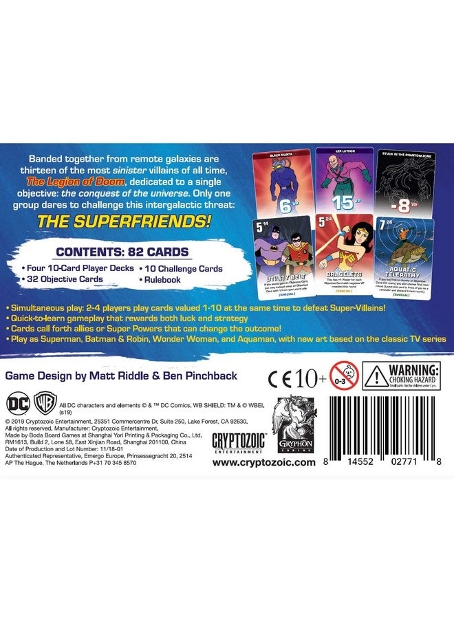 Challenge of The Superfriends - Card Game