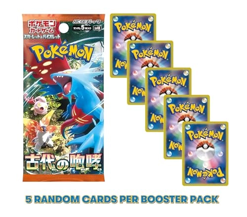 Pokemon Ancient Roar Booster Pack - Japanese 4pcs