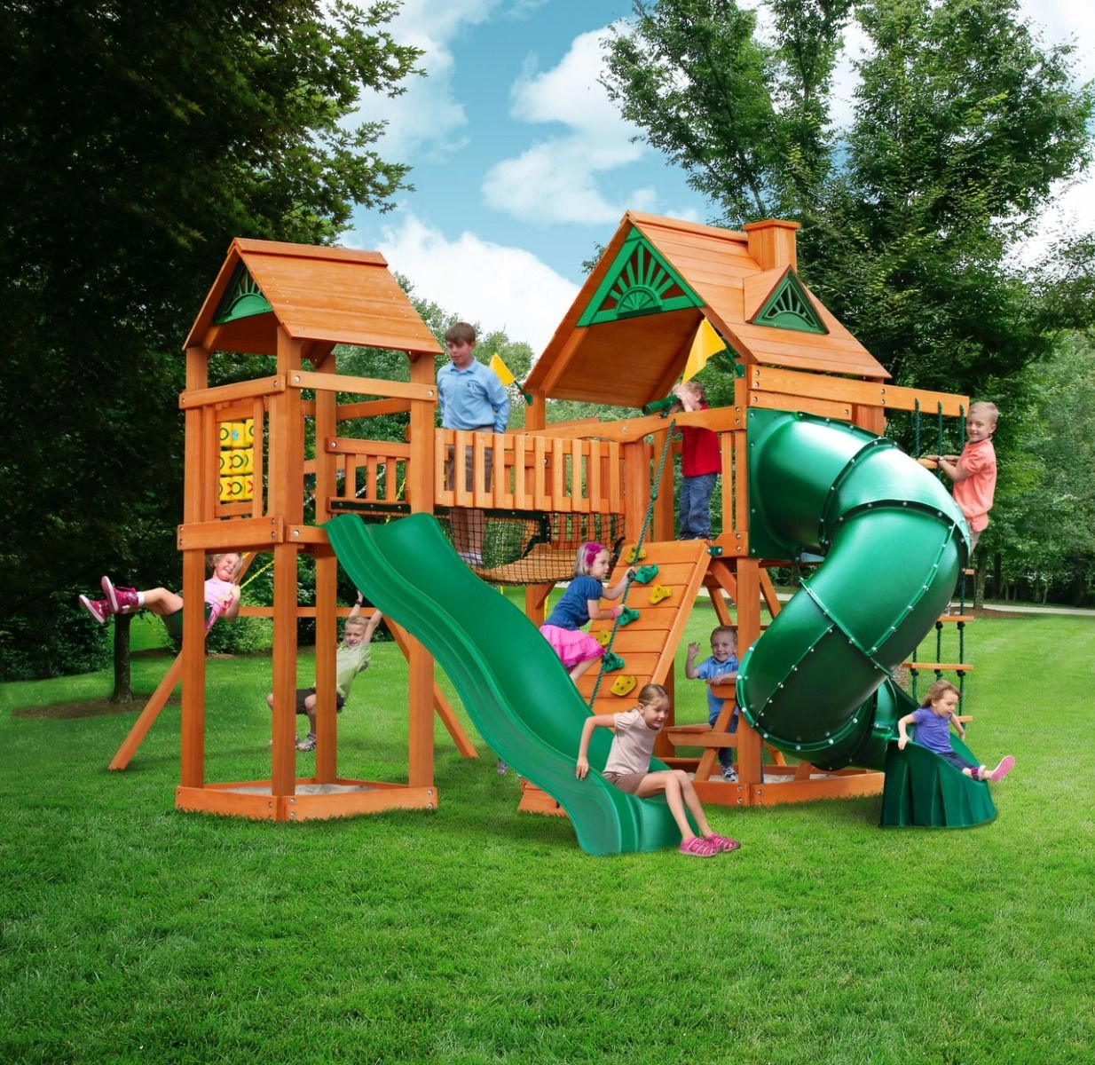 ADELADE WILDERNESS GYM - Swing Set Treehouse Roof
