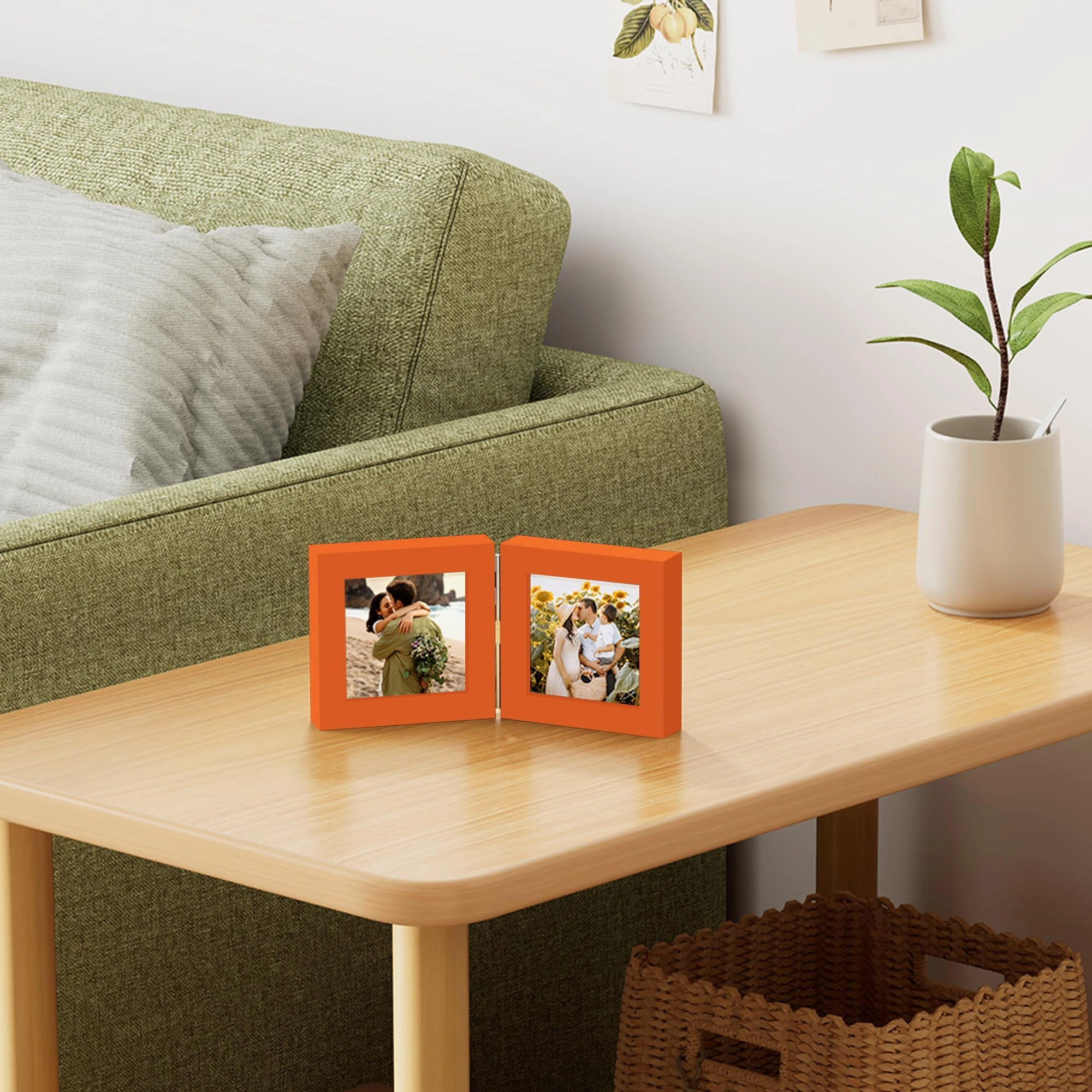 Double Picture Frame - 4x4 2.0 Count