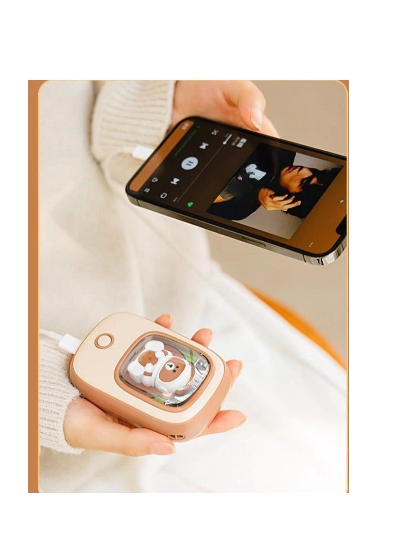 Mini Cartoon Warm Hand Power Bank