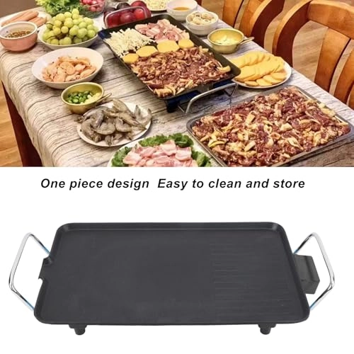 Electric Griddle - Small Smokeless Nonstick