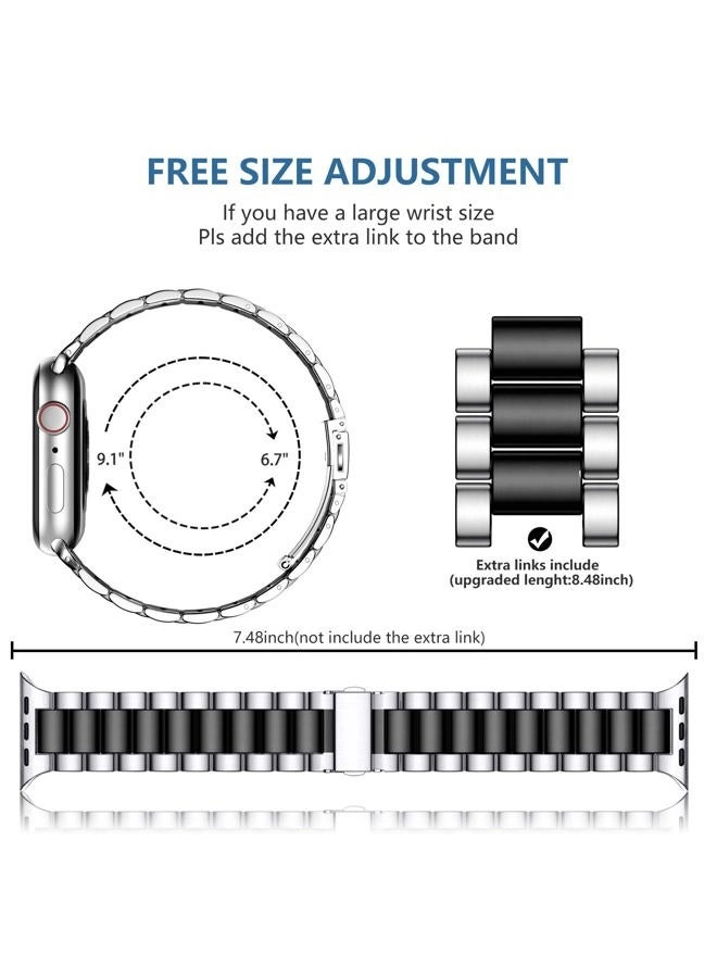 Metal Chain Band - 41mm 40mm 38mm 44mm 42mm 45mm 49mm Stainless Steel