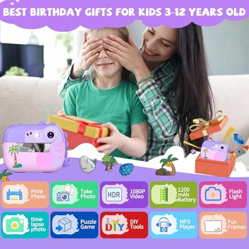 Kids Instant Print Camera