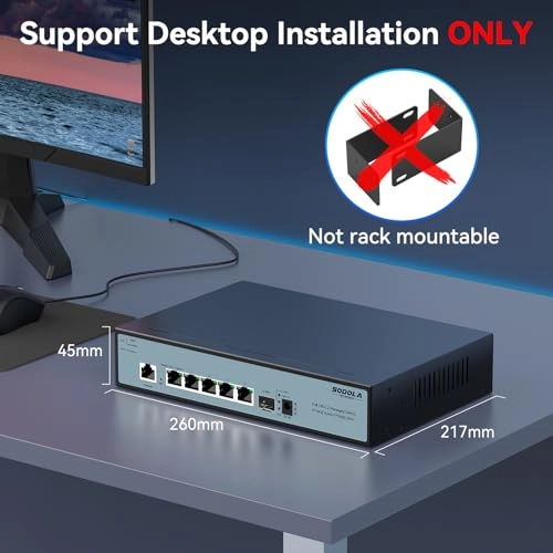 5x10G RJ45+1xSFP+ (Managed) 5-ports
