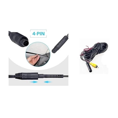 Reverse car rear view camera - Night vision Wired 720 x 540 pixels