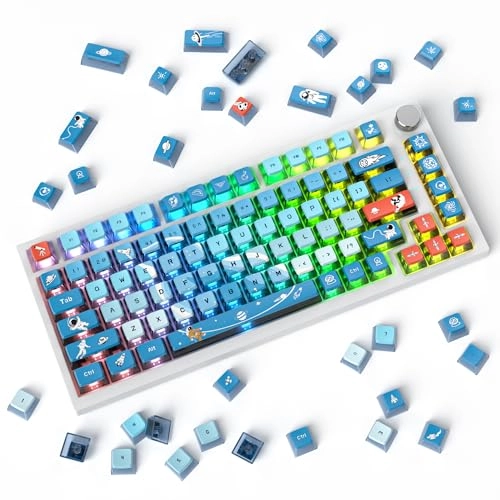 Pudding Keycaps - ASA profile 118-key Translucent