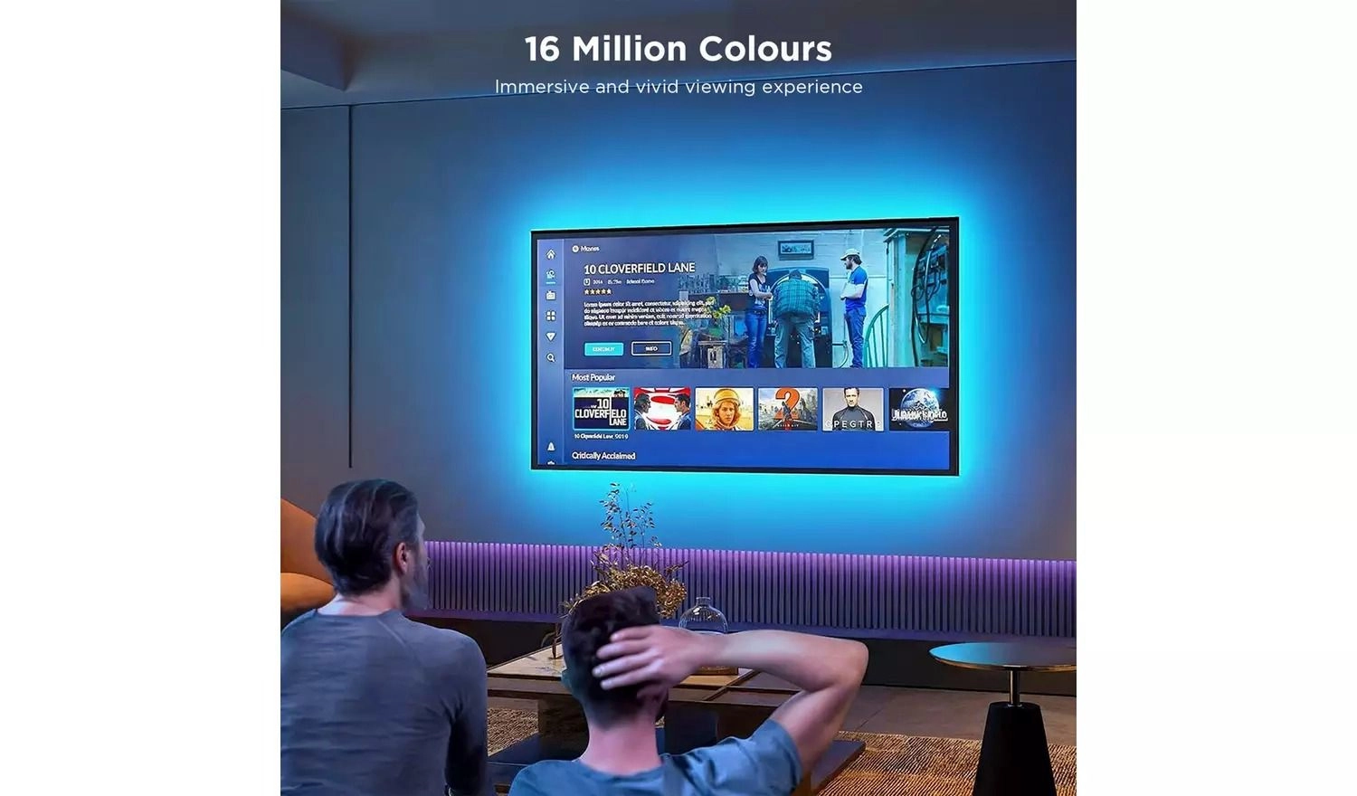 RGB Smart TV LED Backlight - 10 Feet Long