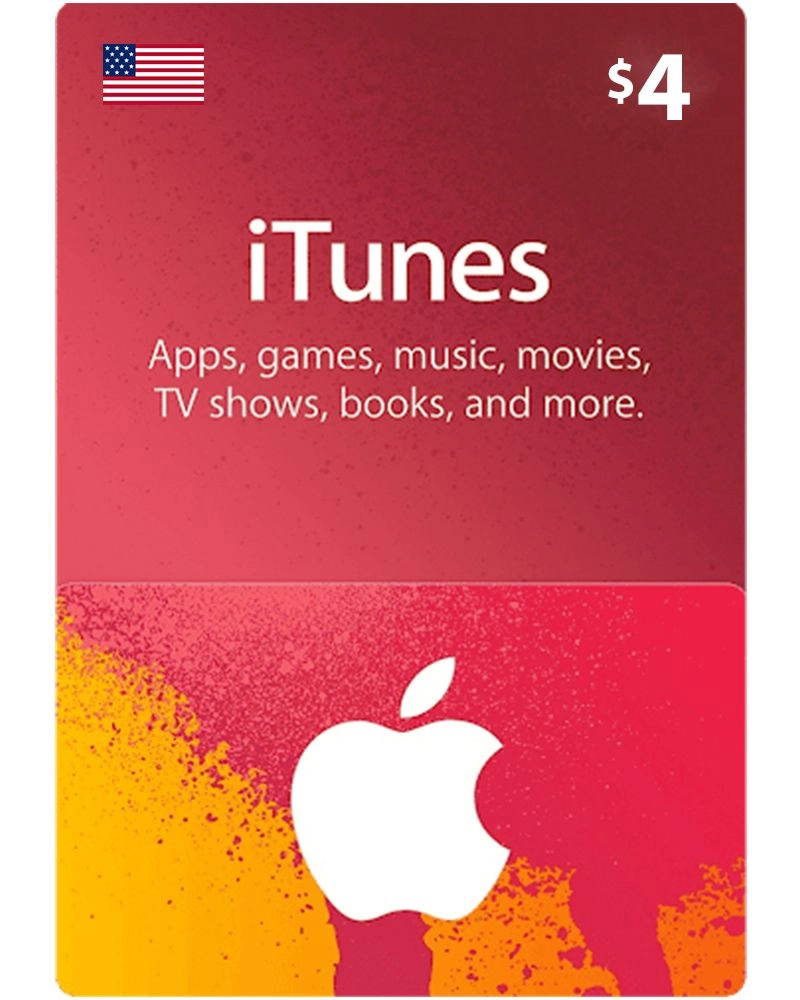 iTunes Gift Card - $4 US