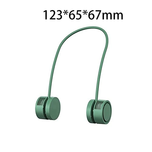 Hanging Neck Fan - Small Portable White 1-3 hours