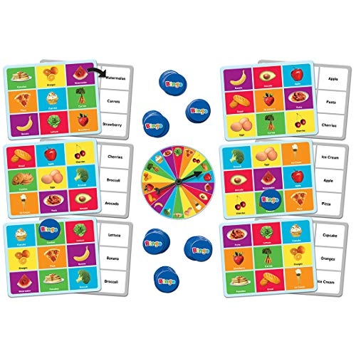 Educational-Food Bingo Game - 0 months and up 1 pieces