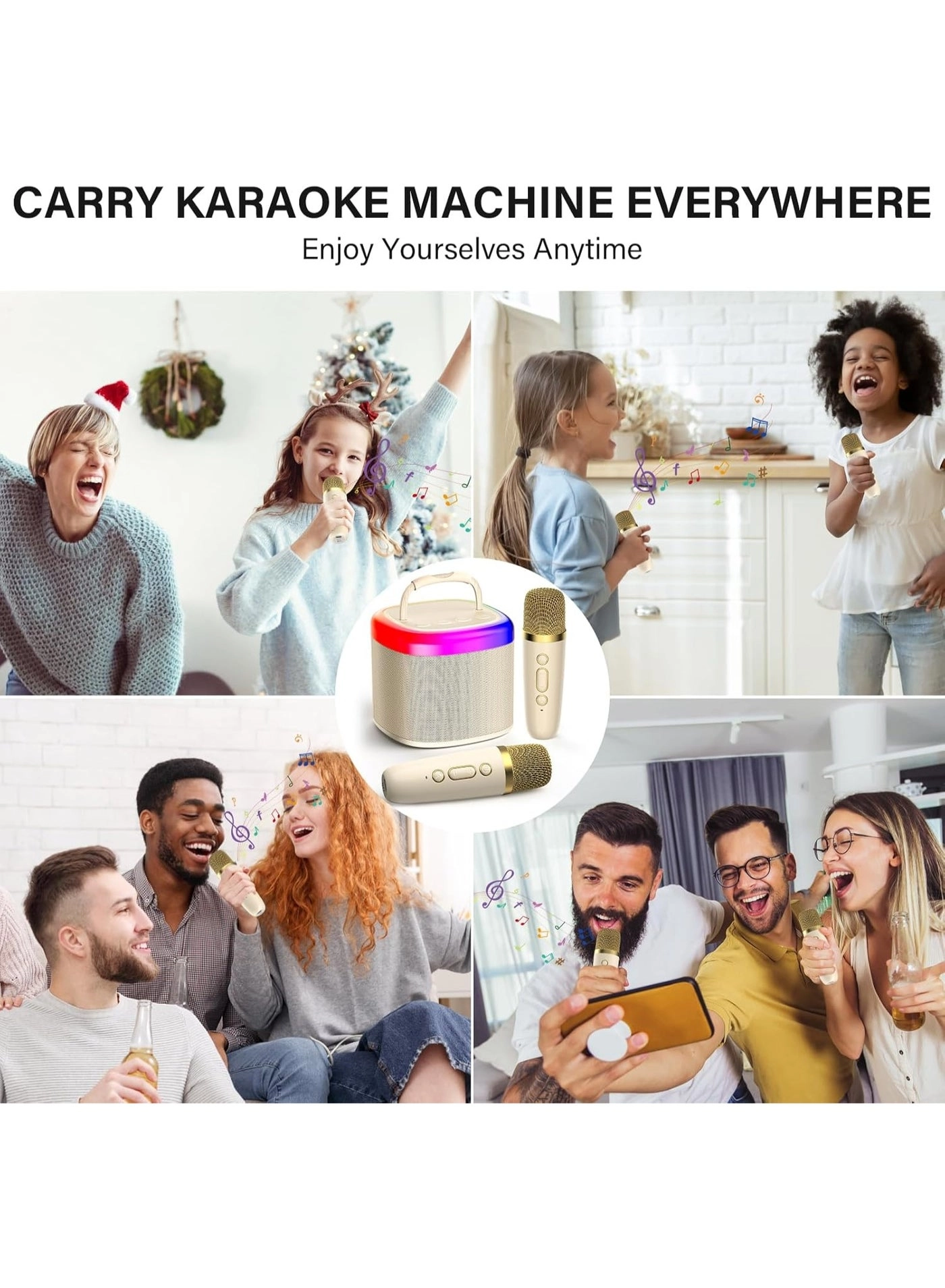 Karaoke machine - 2 wireless microphone