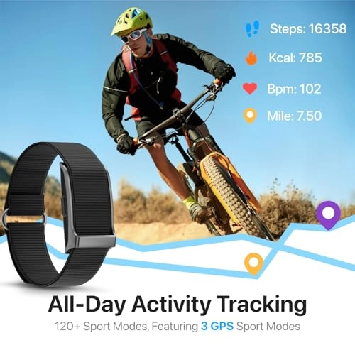 Smart Health Wristband - 24/7 Full Sleep Tracker Continuous Heart Rate Tracking