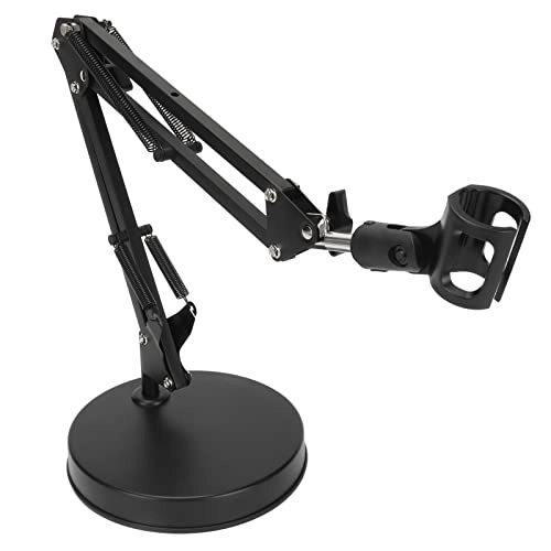 Microphone Arm Stand - Adjustable Boom Arm 1/4 Screw Hole