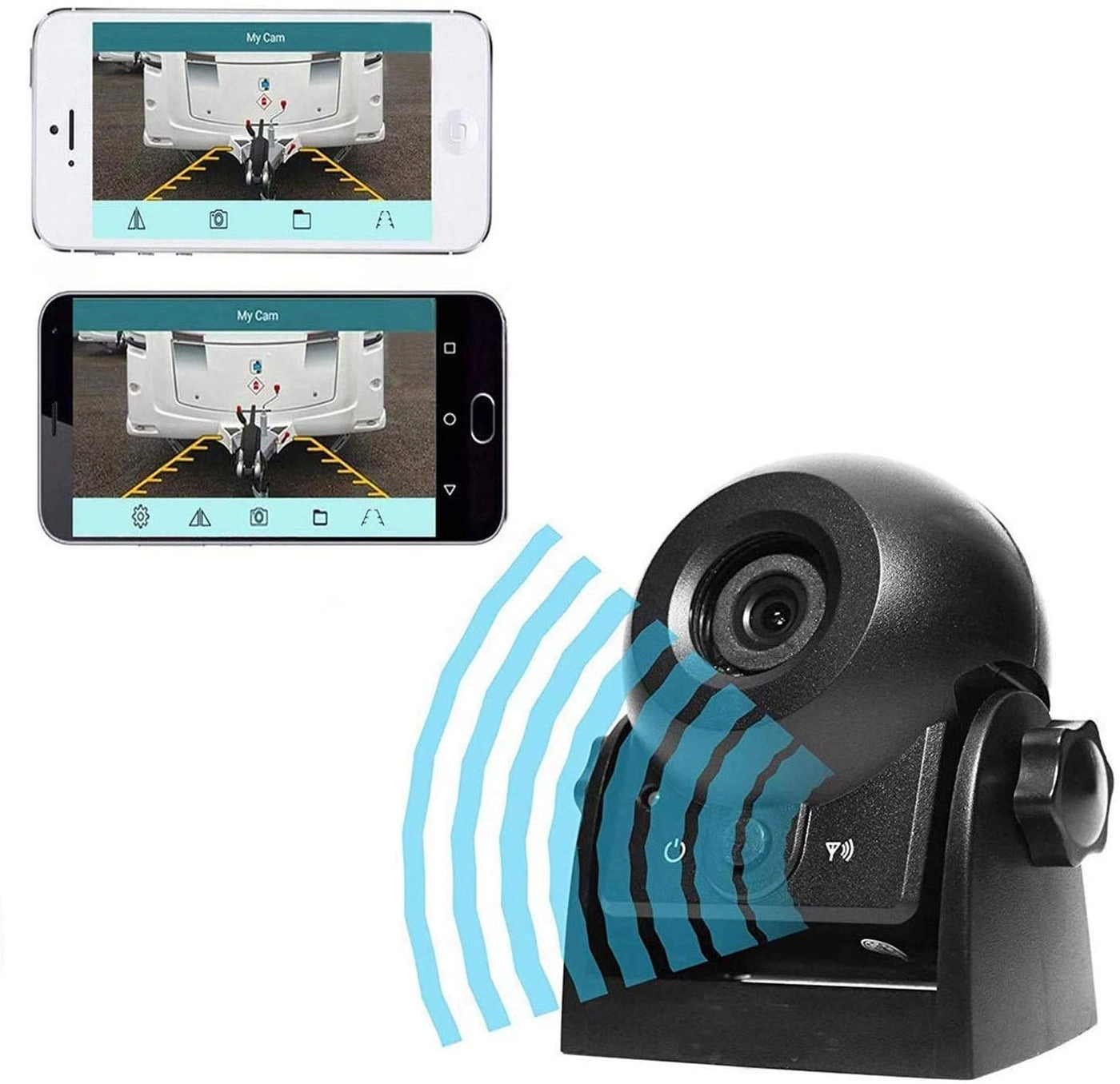 MHCABSR Wireless Backup Dash Cam - WiFi IP68 Night Vision