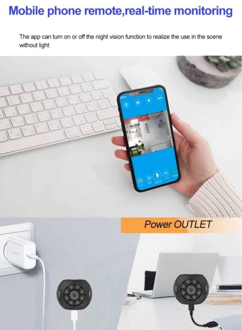 Wireless WiFi Mini Camera 1080P