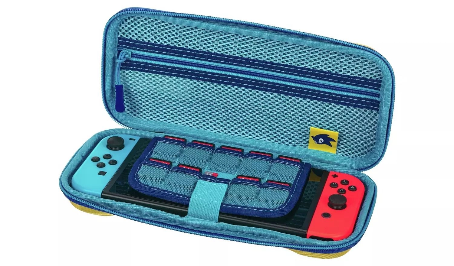 Sonic Carrying Case - Nintendo switch OLED compatible Size H16.3, W26, D4.8cm