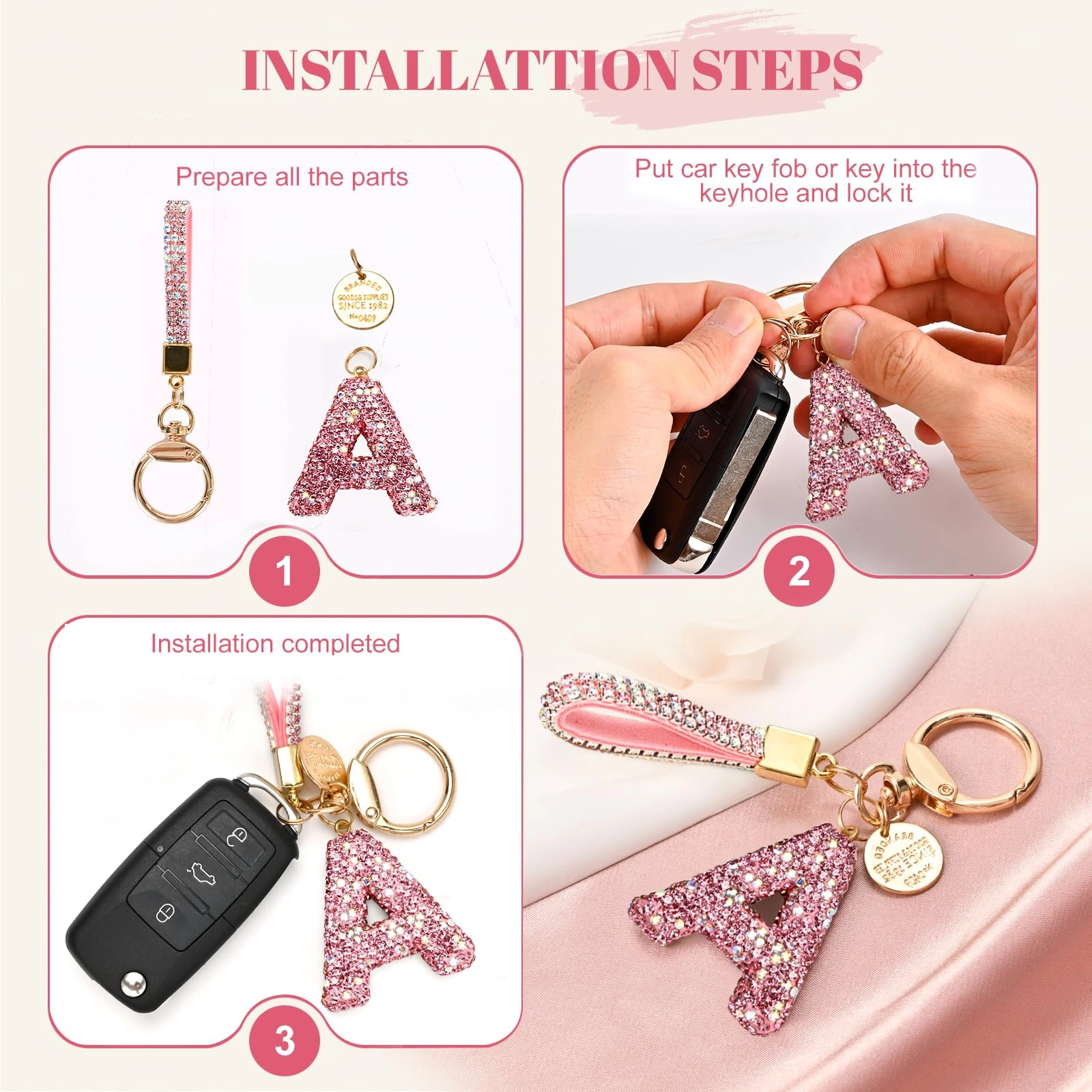 Initial Letter Keychain
