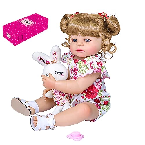 Reborn Baby Doll - 22 inch Silicone Vinyl Bundle