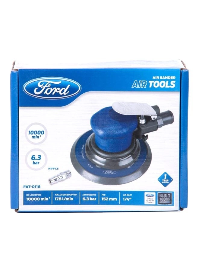 Air Sander - 6" sanding pad rear exhaust