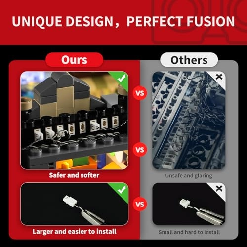 Light Kit for LEGO Diagon Alley Wizarding Shops 76444