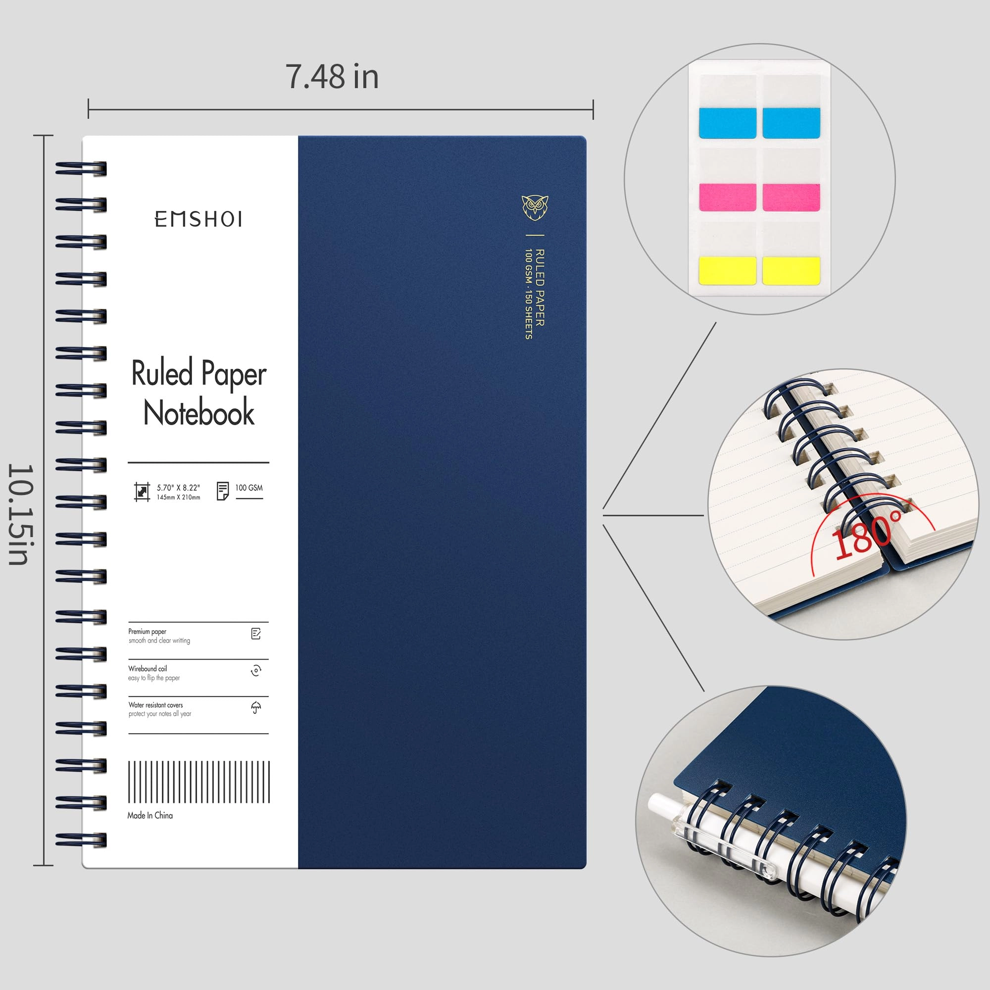 Notebook B5 Spiral - Lined 150 Sheets