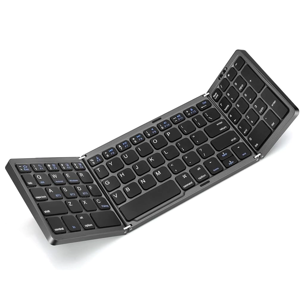 TECPHILE Foldable Wireless Keyboard - Wireless