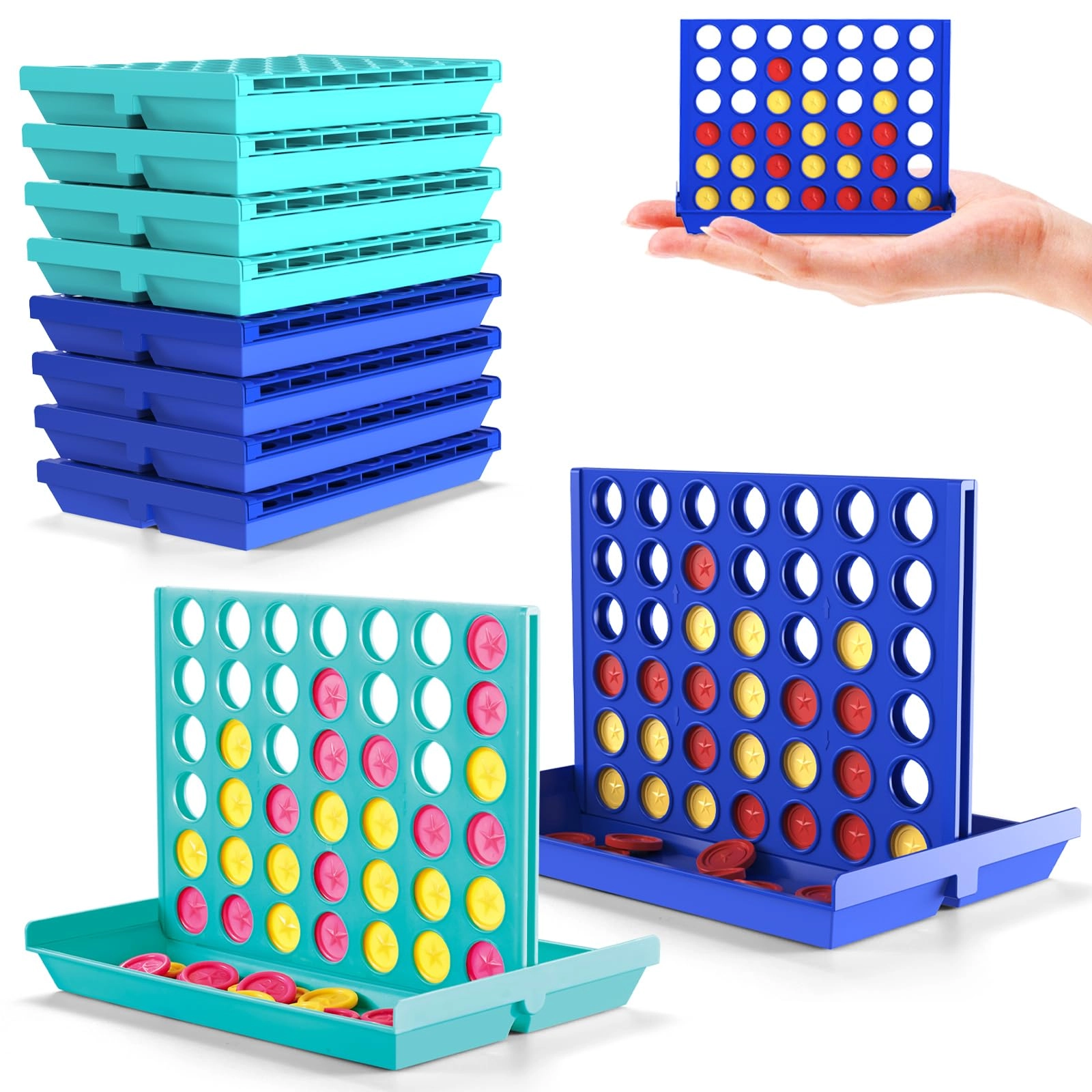 Pup Go 4 in a Row - Travel Size 8 Pack