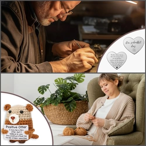 Positive Otter Pocket Hug 7 cm Knitted