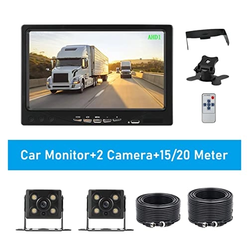 7 Inch AHD 1080P Car Rear View Monitor - Night vision Wireless