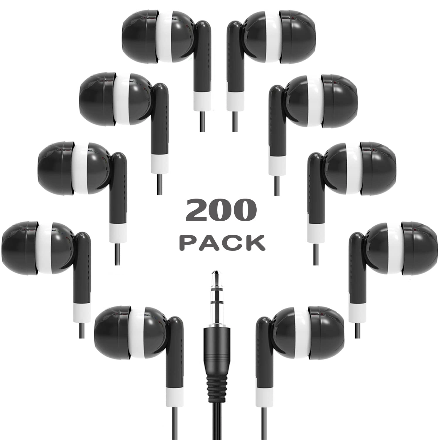 XOSDA XPG101 Wired Earbud 200 Pack