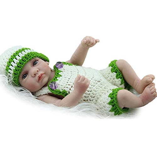 Reborn Baby Doll - 10 inch 25 cm Silicone black skin Ages 3 months+