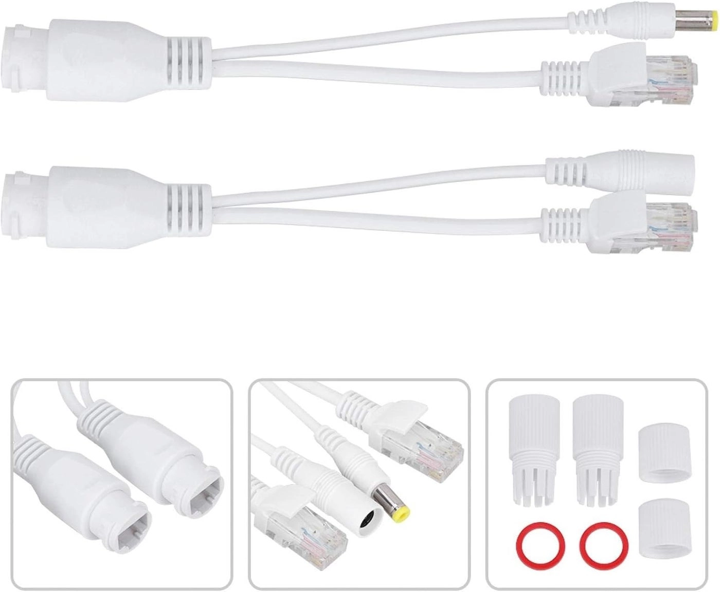 RJ45 Combiner POE Adapter - 5V 12V 24V 48V