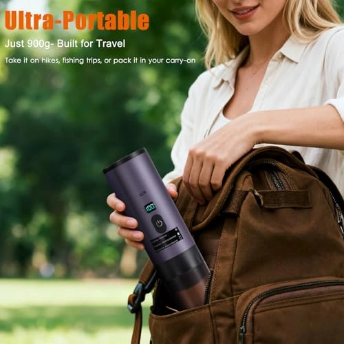Portable Coffee Maker - ground coffee, NS and DG capsules