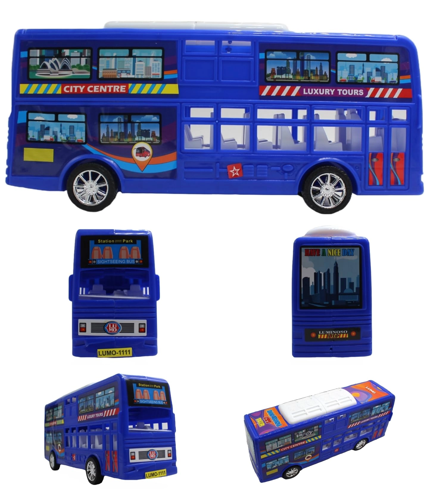 Double Decker Bus - 1 pcs