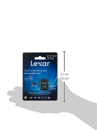 High-Performance 633X MicroSDXC U3 512GB