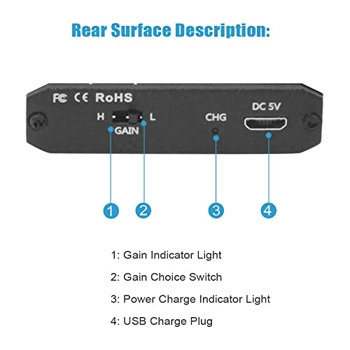 Headset Amplifier - 1000mAh 3.5mm Aluminum
