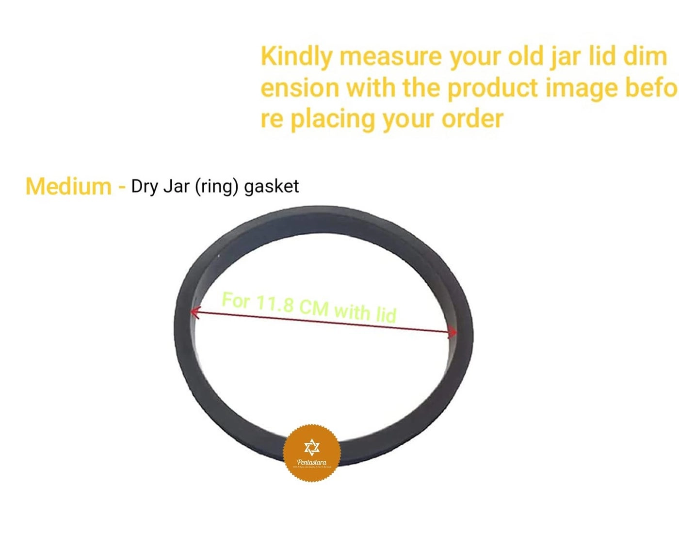 Jar gaskets - 128cm 3 Units Silicone