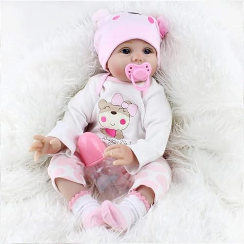 Reborn Baby Doll - 22 Inches / 55 cm Silicone Ages 3+