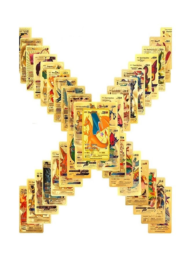 Assorted Cards Deck Box Set - Gold 55pcs