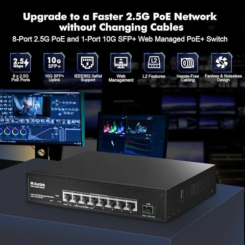 8x2.5G POE 8-ports