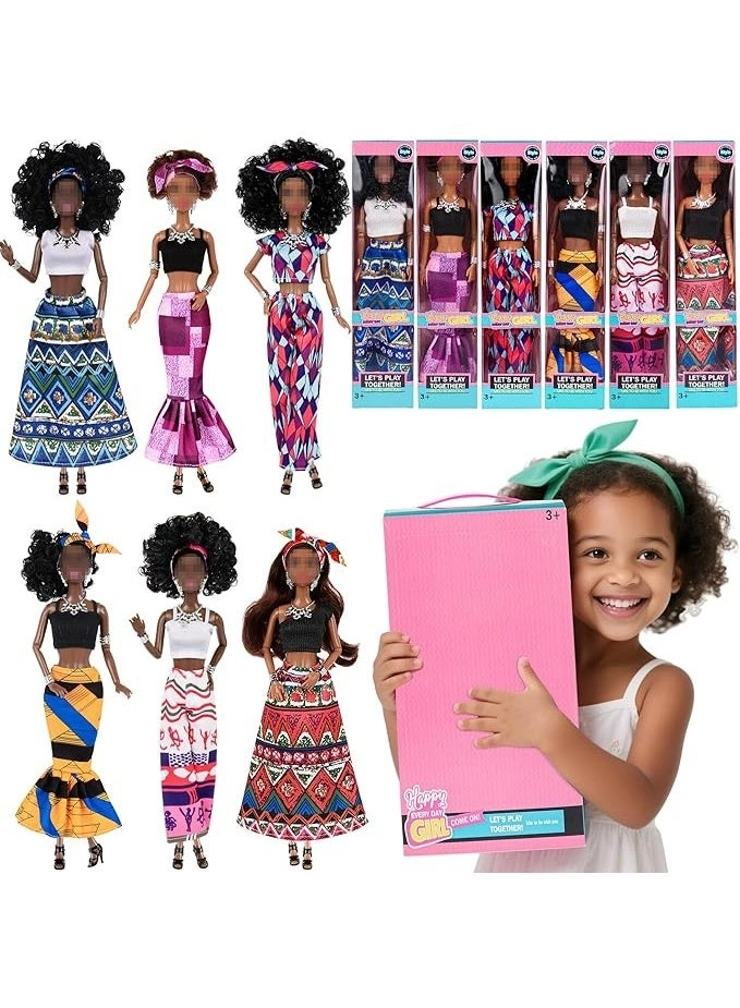 Toy Doll Playset - 11.5 inch 6 Pack Ages 3+