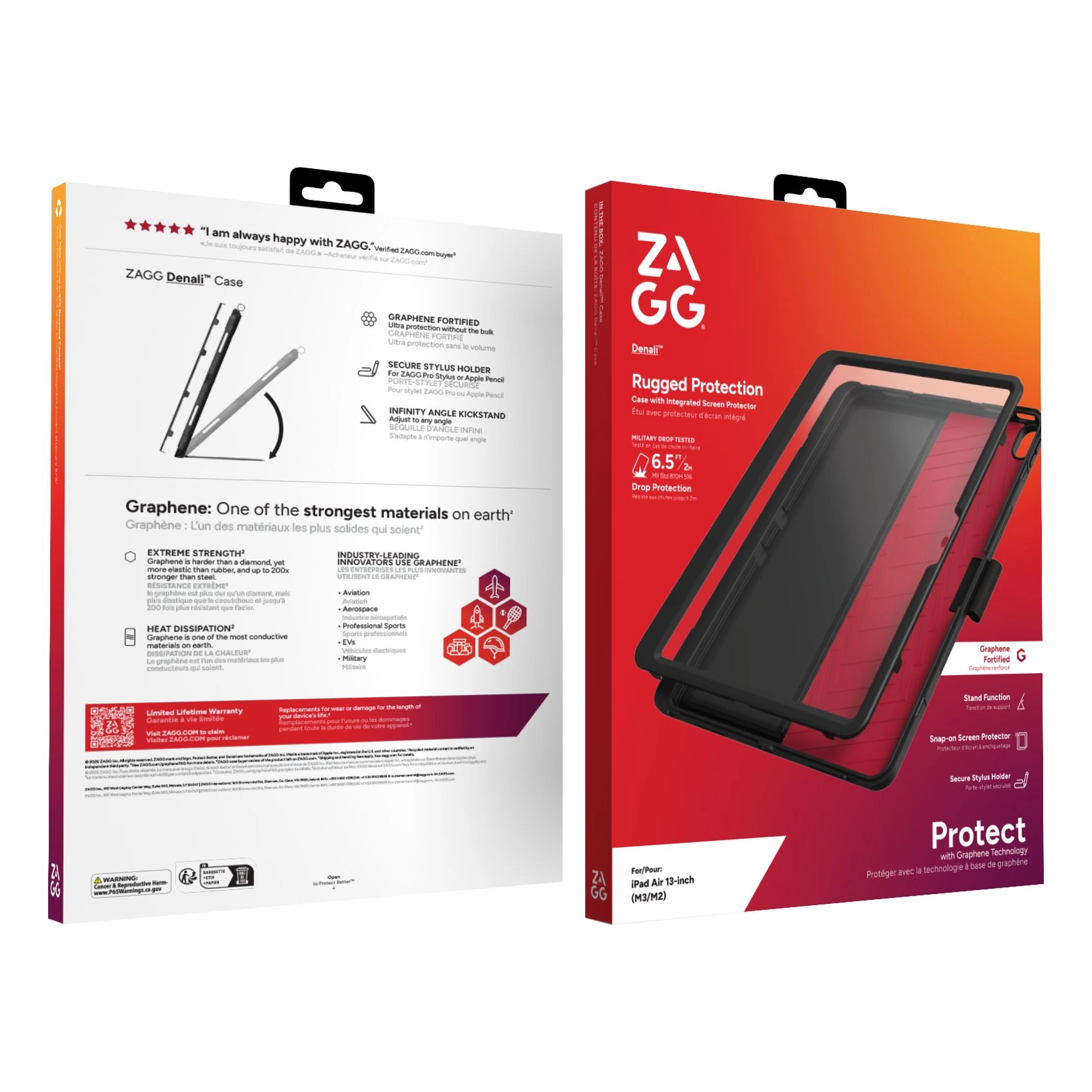 Stand Case with Pencil Holder for Apple iPad Air 13-inch