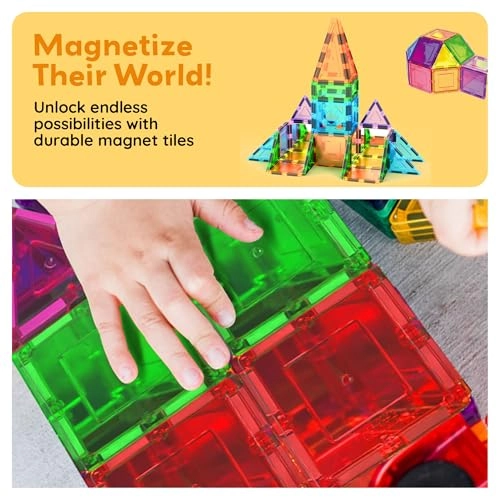 Magnetic Tiles - 152pcs Expansion Pack