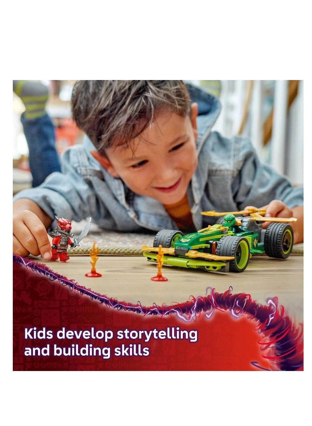 NINJAGO Lloyd's Pull-Back Race Car (71828)