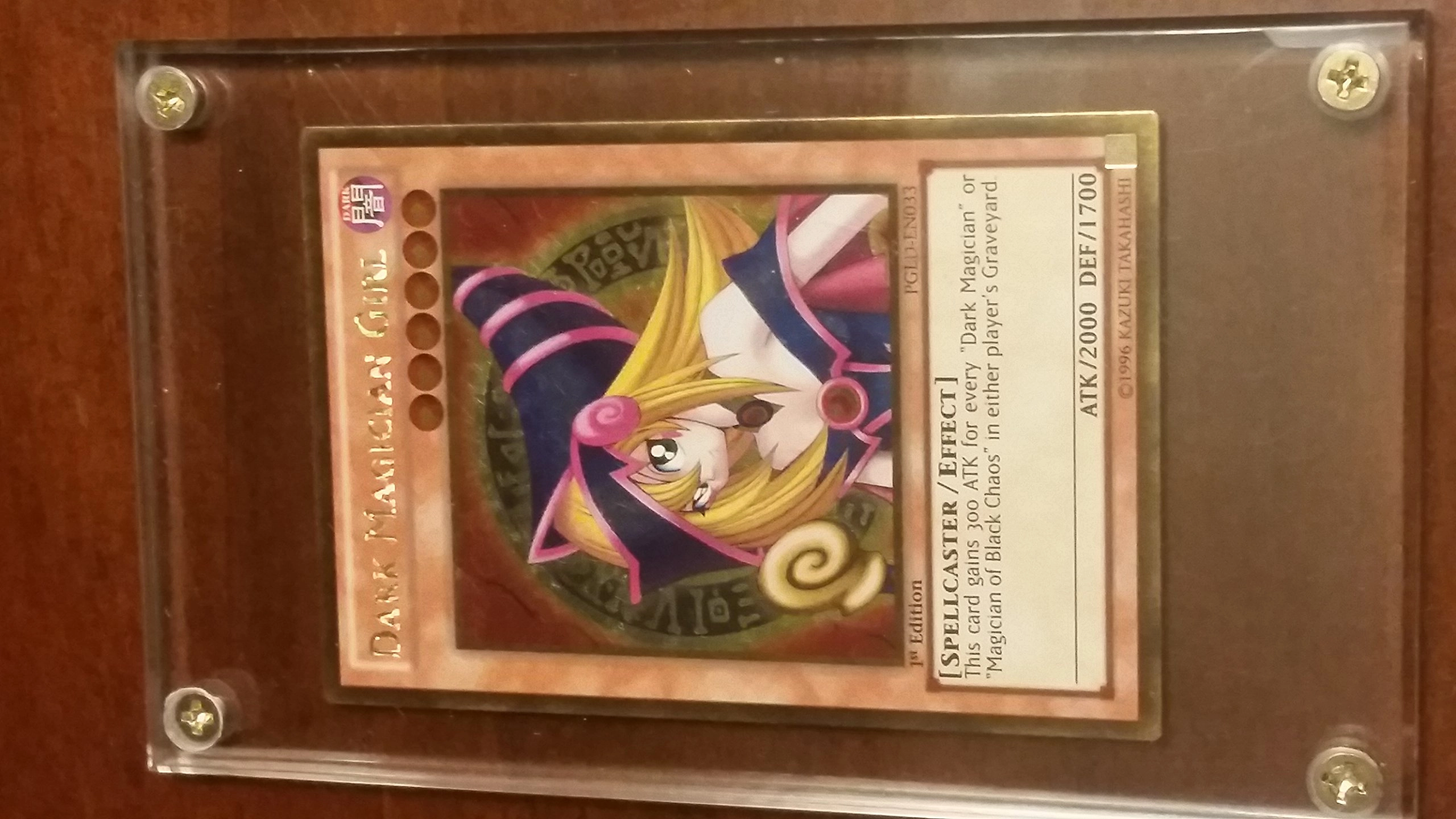 Konami Yu-Gi-Oh! Dark Magician Girl PGLD-EN033 - Premium Gold 1st Edition