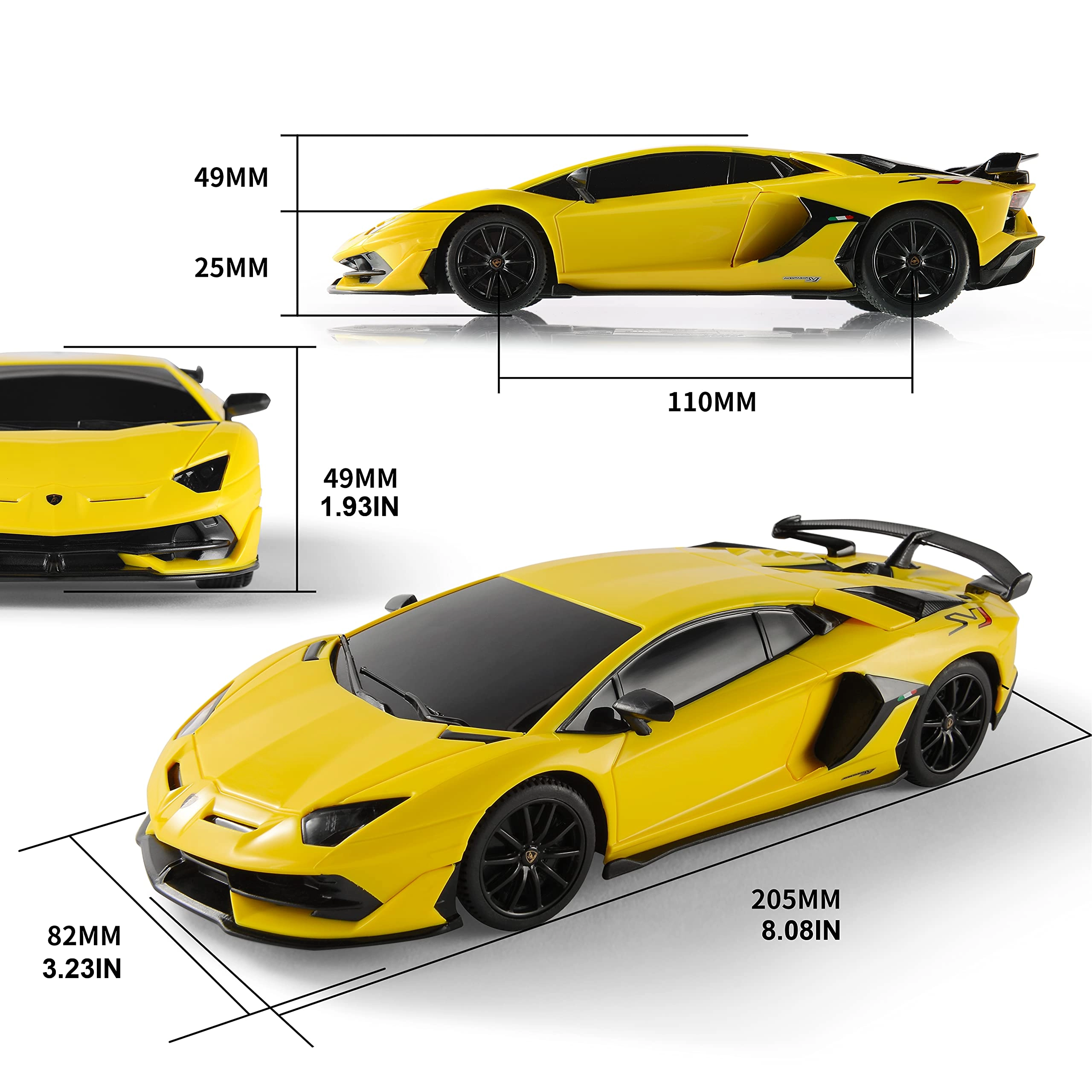 Lambo Remote Control Car - 1:24 Scale