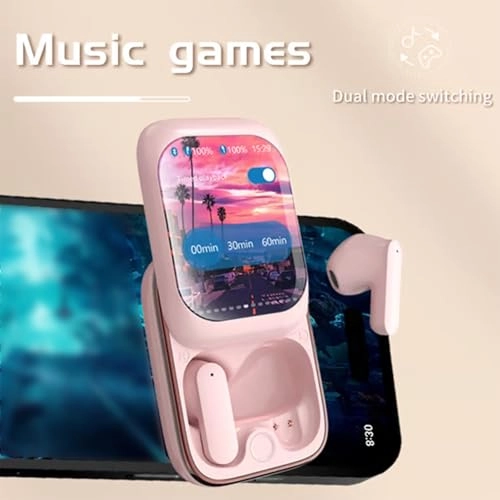 Touch Screen Slider Earphones Wireless Earbud